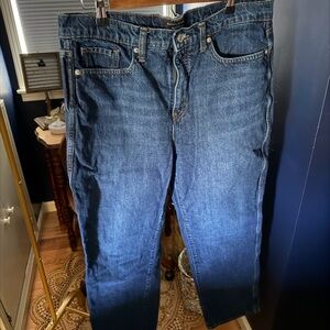 Banana Republic Women's High Rise Straight Blue Jeans